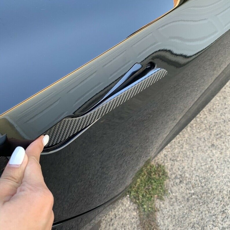 Tesla Model 3 / Model Y Door Handle 3M Full Coverage Chrome Etsy