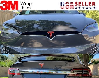 Tesla Model 3 Trunk / Frunk Emblem Badge Logo 3M 1080 Sticker Vinyl ...