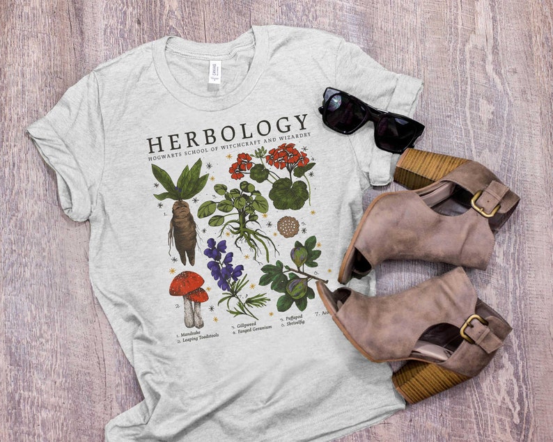 Harry Potter Herbology Plants Movie Shirt Gardening Shirt Etsy