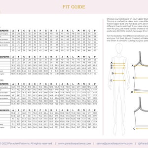 Sommar Camisole PDF Sewing Pattern With Built in Bralette. Low Support ...