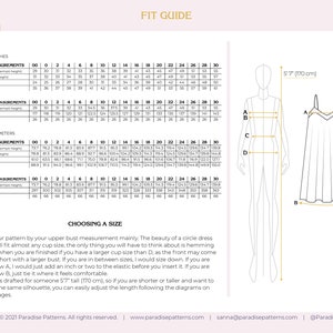 Smultron Dress PDF Sewing Pattern Sizes 00-30 Summer Resort - Etsy