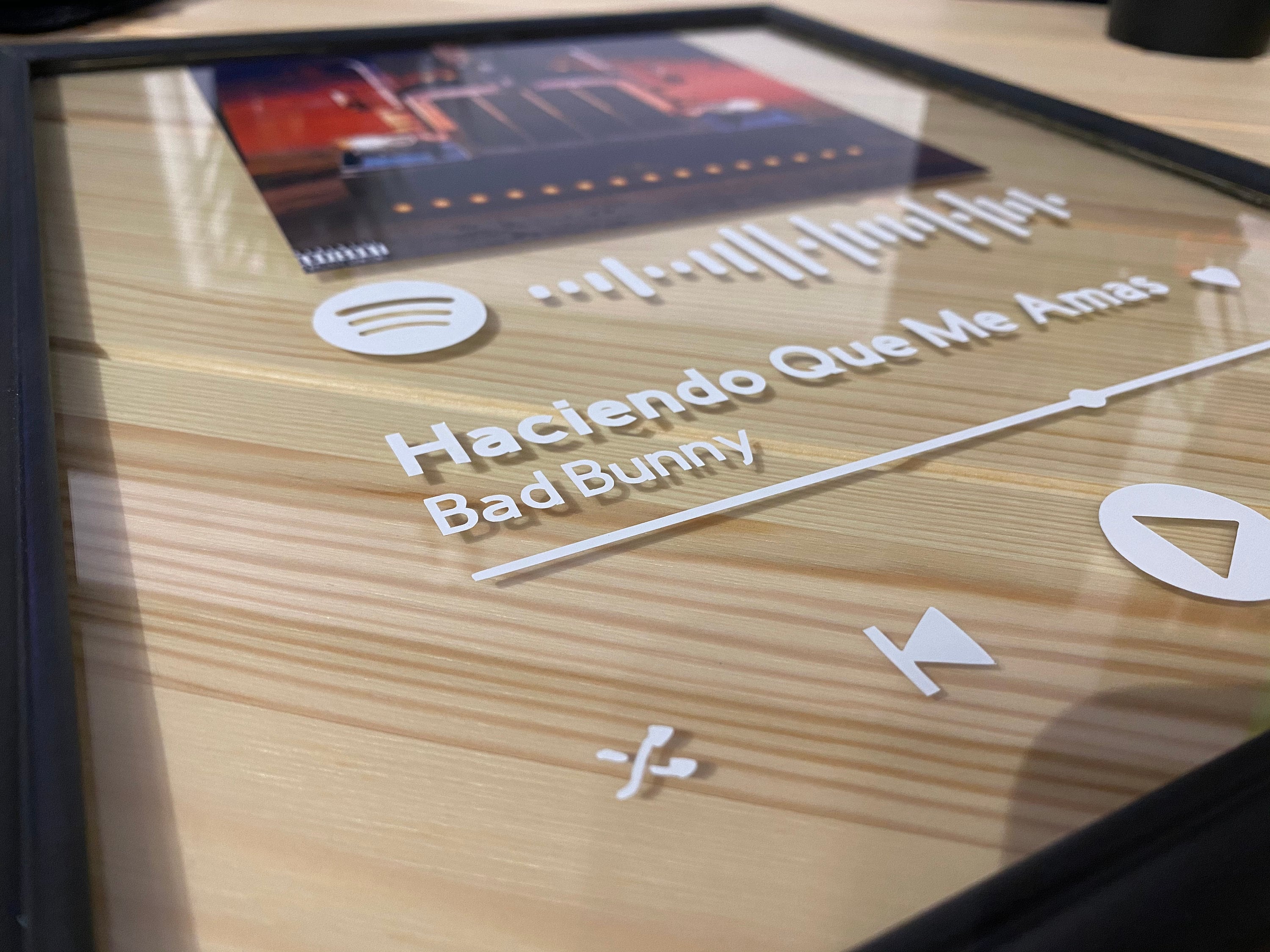 11x14 custom GLASS music plaque Etsy