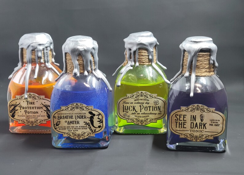 Magical Color Changing Potion Bottles - Etsy
