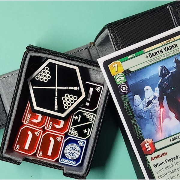 Star Wars Unlimited Mandalorian Prime Game Mat - officieel gelicentieerde full-colour print, antislip, 61 x 35,5 cm, rubberen mat compatibel met TCG en LCG, gemaakt