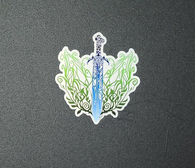 Magic Sword Sticker Fantasy Sword 3” Sticker, Dnd, D&D, Board Game, Vinyl Sticker, Dice ...