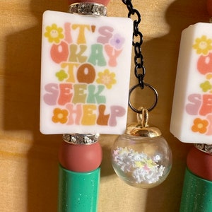 Não há problema em procurar ajuda - Focal Bead Pen