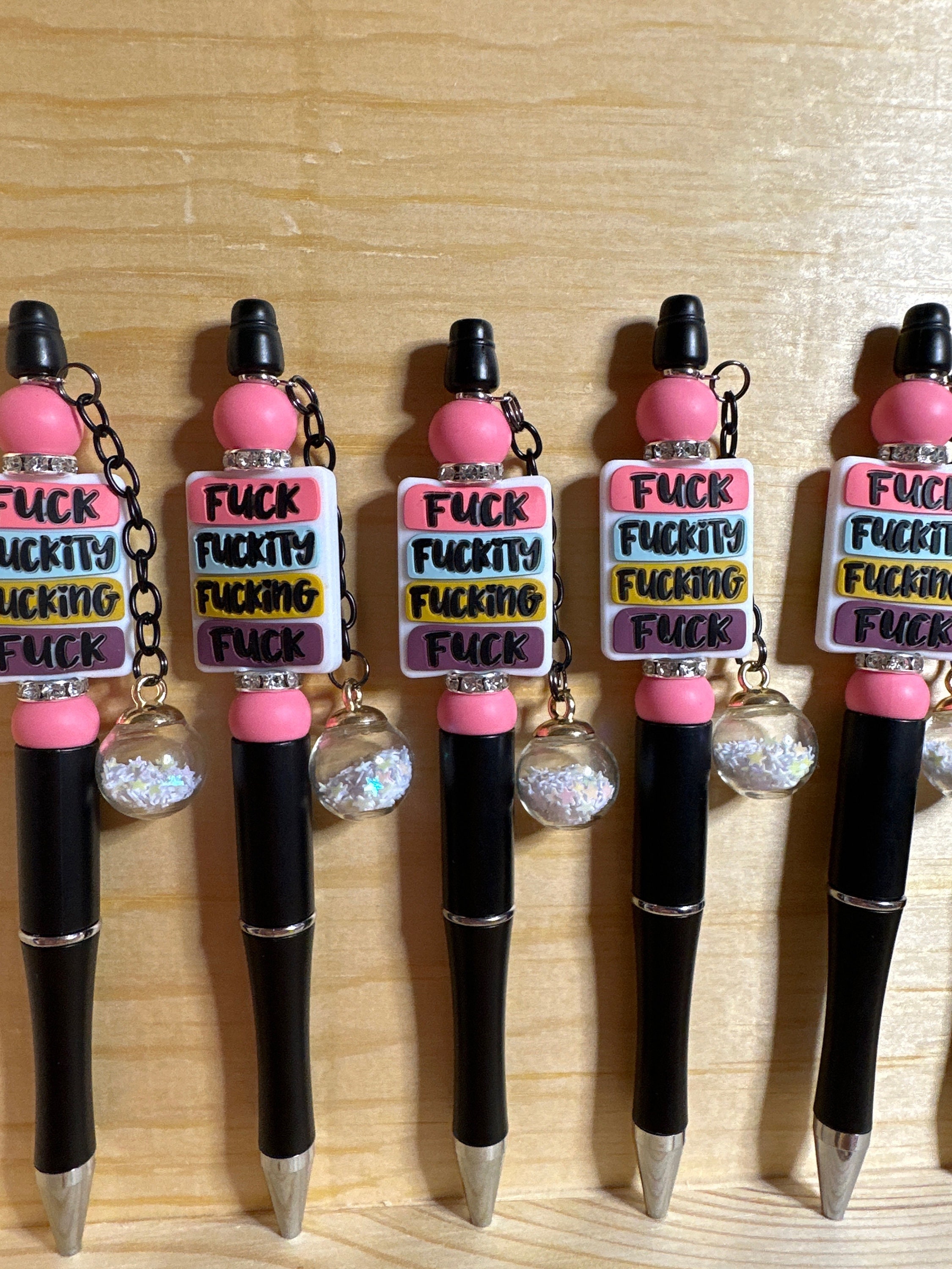 Fuck It DELUX Glitter Ink Pen Pack – Farmhouse Fabrication