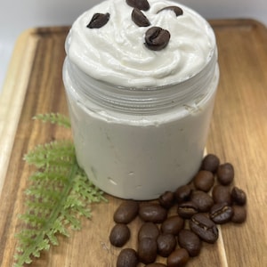Coffee Vanilla Tallow Body Butter: Moisturizing Coco Butter Infusion