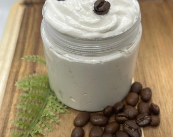 Coffee Vanilla Tallow Body Butter: Moisturizing Coco Butter Infusion