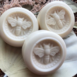 Goat Milk Honey Soap: Oatmeal Essential Oils, 3-Pack