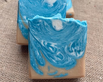 Sea Foam Soap Ocean Breeze Scent, Tallow Soap, Ocean Theme, Beach Soap