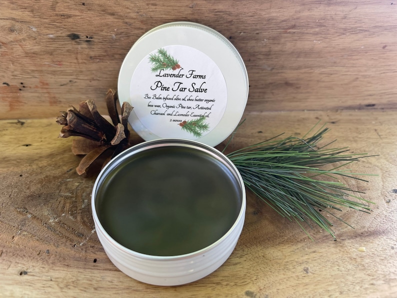 Pine Tar Salve All Natural Salve Pine Tar Organic Salve Etsy