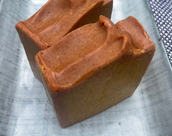 Turmeric Lemon Goat Milk Soap: Herbal Brightening Face Bar