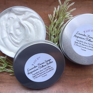 Whipped Magnesium Body Butter: Grass Fed Tallow, Jojoba Oil (4oz) image 5