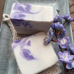 Wild Violet Soap Bar, wild violet, infused oil, all natural soap, self care, unique gift, wild violet essential oil