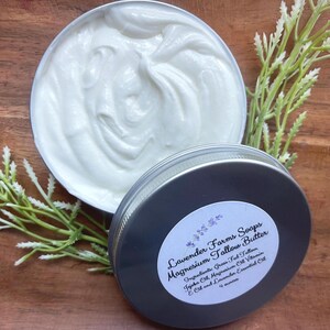 Whipped Magnesium Body Butter: Grass Fed Tallow, Jojoba Oil (4oz) image 4