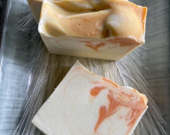 Orange Blossom Soap ,Cold-process, All Natural, Lavender Farms Soaps, guest bathroom, spring soap, floral soap