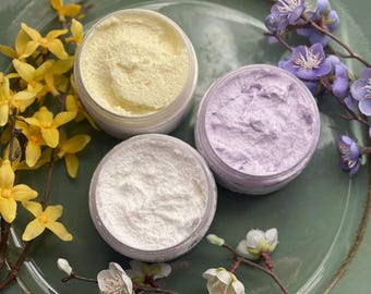 Spring Sugar Body Scrub | Exfoliating Sugar Scrub | Shea Butter & Tallow | Natural Glow Polish | Fresh Spring Scents | 4 oz