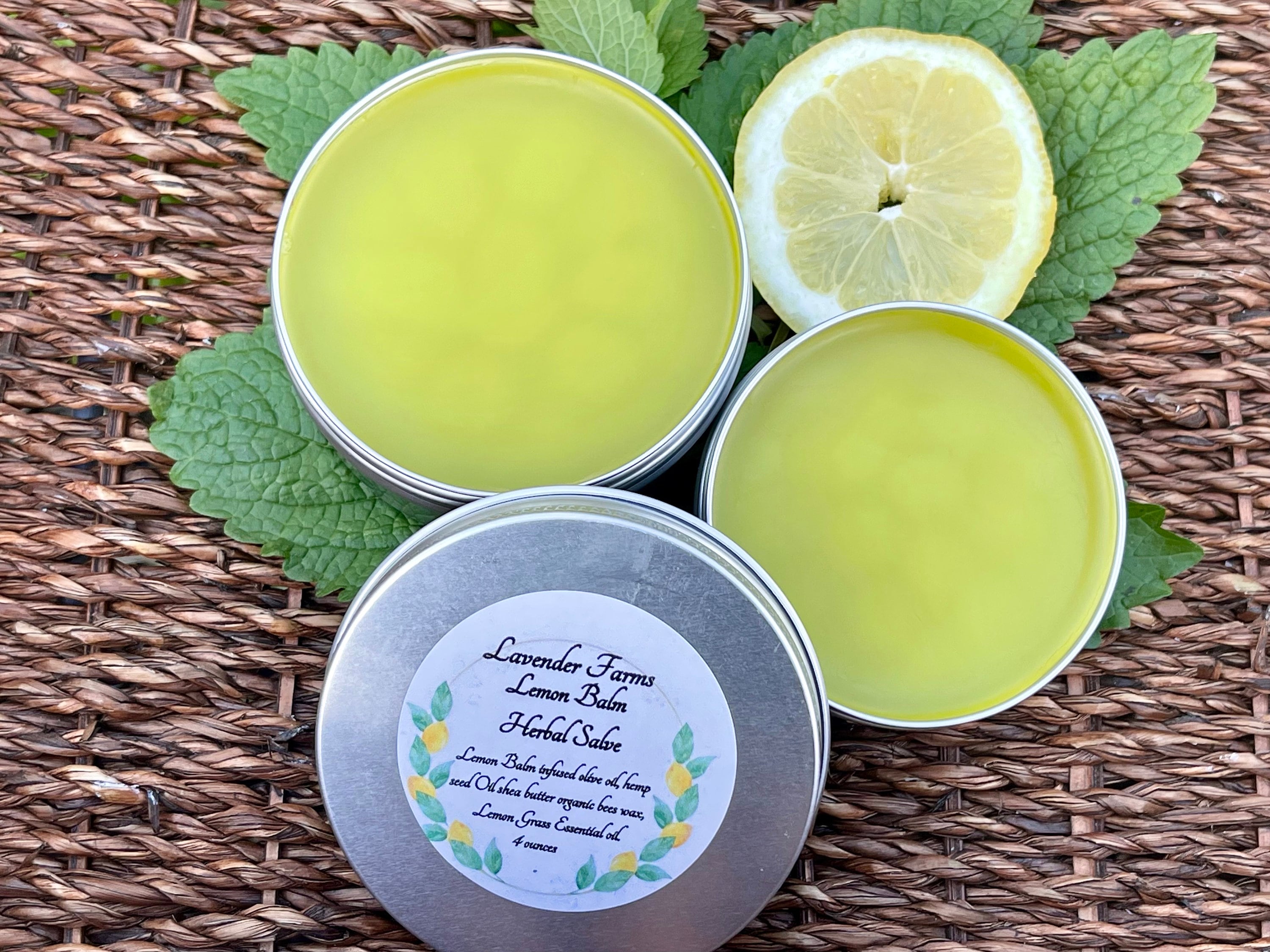 Custom Balm Herbal Salve: Natural Skin Care, Self Care - 4 oz