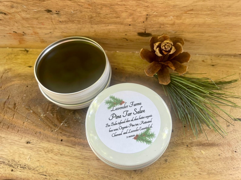 Pine Tar Salve All Natural Salve Pine Tar Organic Salve Etsy
