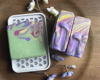 Enchanted Garden, Flower Soap, Floral Soap, Gift for Her, Spring Soap, unique gift, Mother’s day Gift, Valentine’s Gift