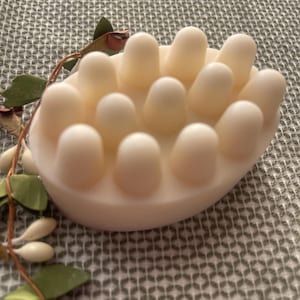 Tallow Massage Soap Bar: Organic Essential Oils, Plastic Free