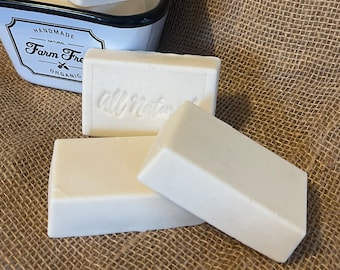 Tallow Soap, Tallow goat milk and olive oil,  eco friendly, biodegradable packaging, plastic free,