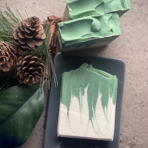 Alpine Forest Soap Bar, Tallow Soap, All Natural Pine ,Cedar, Blue Spruce