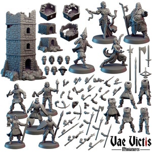 Modular Mercenary Miniatures: Cold Steel Volume Two Set by Vae Victis Miniatures (9x Miniatures) Available Individually or as a Set.
