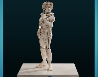 Female Miniatures: D&D is a Woman Volume 1 by The Printing Goes Ever On (10x Miniatures) Available individually or as a set.
