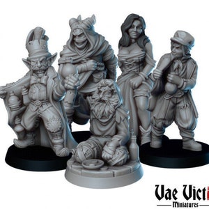 Criminal Character Miniatures: Underworld Set by Vae Victis Miniatures (5x Miniatures) Available individually or as a set.
