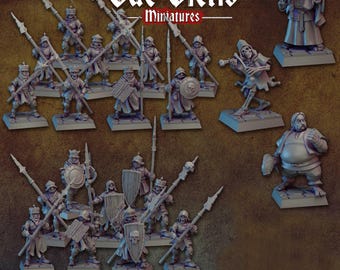 Miniaturas de mortos-vivos de Vae Victis: conjunto de guerreiros reanimados, volume 2
