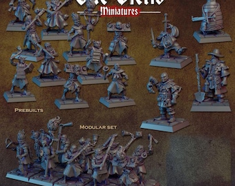 Modular Cultist Miniatures: Fanatics by Vae Victis (21x Miniatures) Available individually or as a set.