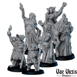 The Magic Academy Set by Vae Victis Miniatures (7x Miniatures) Available individually or as a set.