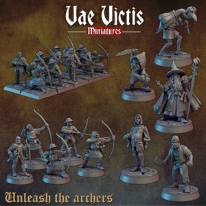 Modular Archers Miniatures: Take Aim! by Vae Victis (15x Miniatures) Available individually or as a set.