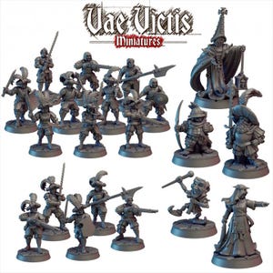 Mercenary Miniatures: Greatswords and Feathers Volume 2 by Vae Victis Miniatures (11x Miniatures) Available individually or as a set.