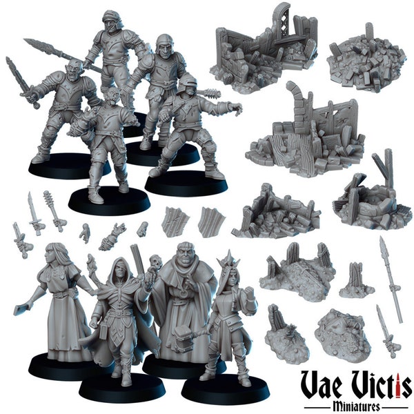 Undead of the Battlefield by Vae Victis Miniatures (9x Miniatures) Available Individually or as a Set