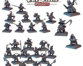 Miniaturas de Reforços Halfling: Conjunto Modular Vae Victis (18x Miniaturas)