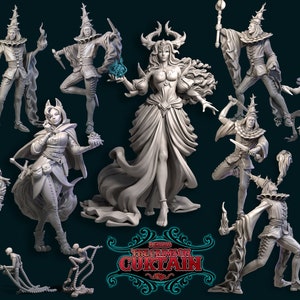 Behind the Crimson Curtain by Great Grimoire (18x Miniatures) Available individually or as a set.