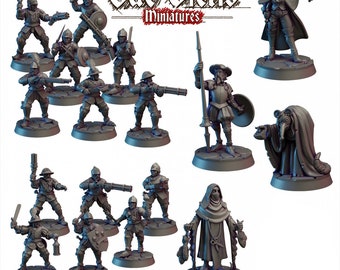 City Watch by Vae Victis (9x Miniatures) Available individually or as a set.