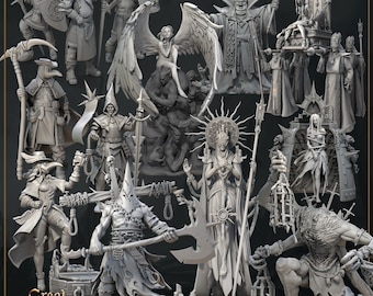 Dawn of Heresy by Great Grimoire (13x Miniatures) Available Individually or as a Set