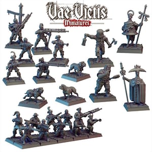 Modular Mercenary Miniatures: Blood and gold by Vae Victis Miniatures Volume 4 (15x Miniatures) Available Individually or as a Set