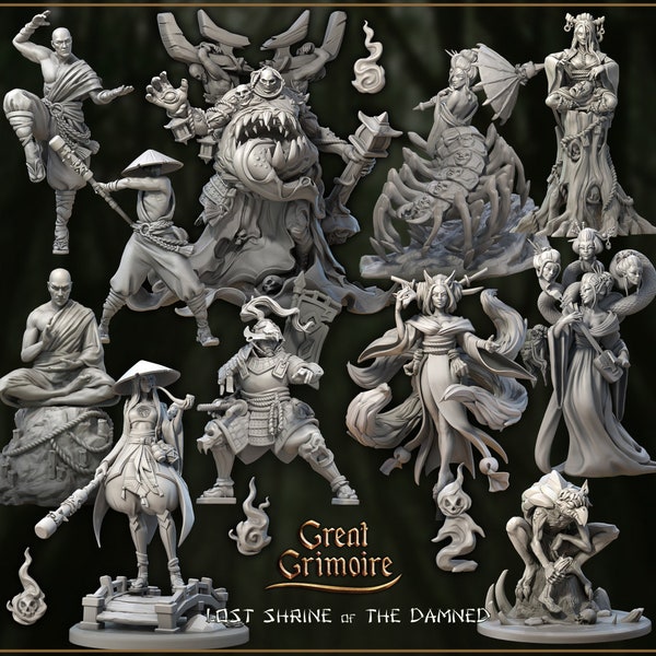 Lost Shrine of the Damned by Great Grimoire (12x Miniatures) Available individually or as a set