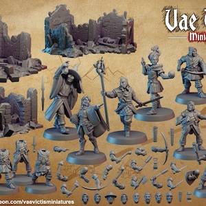 Modular Mercenary Miniatures: Cold Steel Volume One by Vae Victis Miniatures (9x Miniatures) Available Individually or as a Set