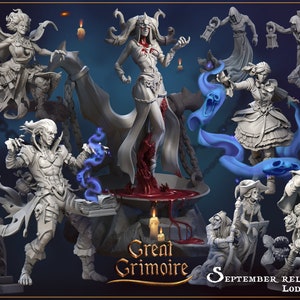 Dark Magic Miniatures: Lodge of the Dark Arts by Great Grimoire (13x Miniatures) Available Individually or as a Set