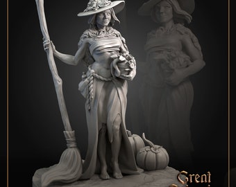 Miniaturas de aquelarre de brujas: Set de terror folclórico de Great Grimoire