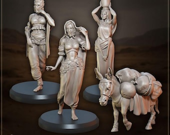 Miniaturas de Nômades do Deserto: Grandes Personagens Vol. 9 por Great Grimoire