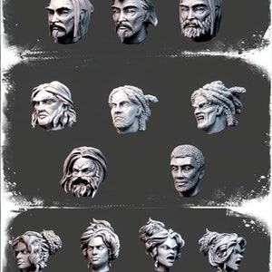 Alternative Heads & Helms (130 Variations) by Keta Minies. Available individually or as a set.