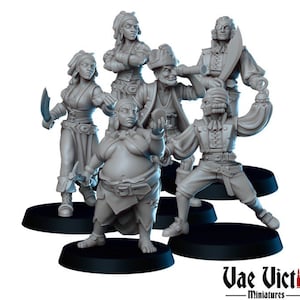 Pirate Miniatures: Volume Two by Vae Victis Miniatures (13x Miniatures) Available individually or as a set.