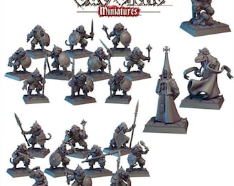 Miniaturas modulares de Ratmen: Sewer Stalkers Clan Vol 3 - Vae Victis